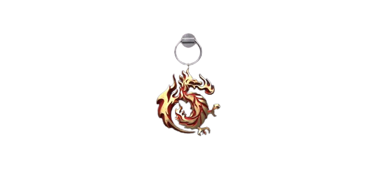 CHARM "FIREBORN" GOLD 